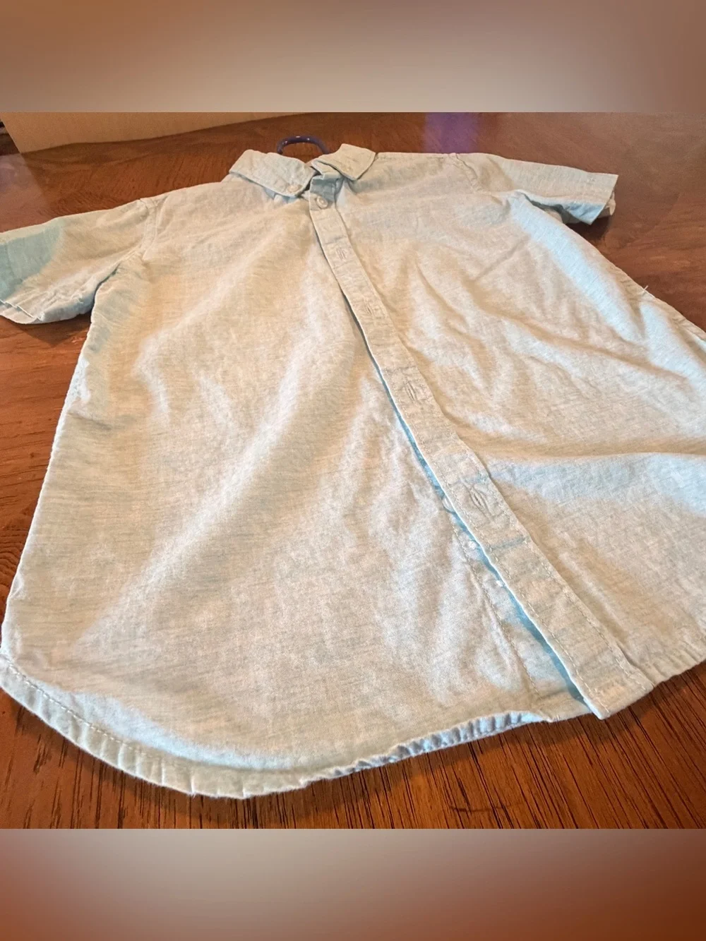 Denim & Flower Light Blue Button-Front Kids Sleep Sack